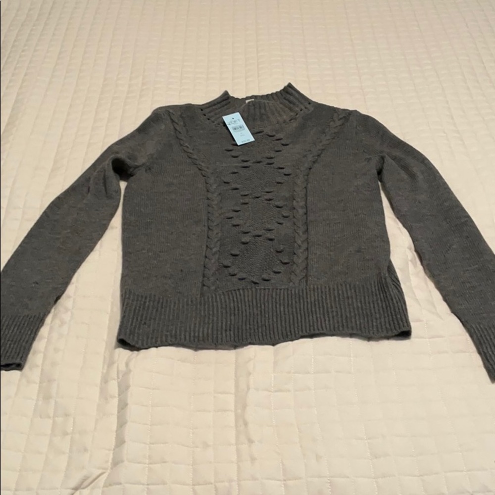 NWT Loft Grey Turtleneck Sweater